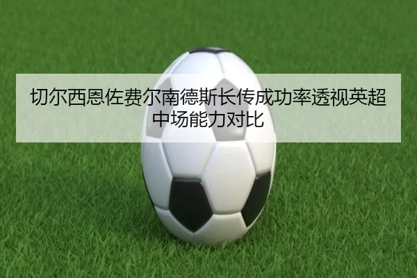 切尔西恩佐费尔南德斯长传成功率透视英超中场能力对比